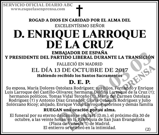 Enrique Larroque de la Cruz